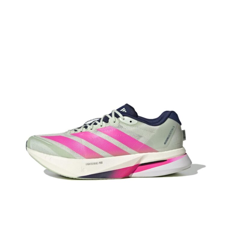 Adidas Adizero Boston 13 'Linen Green / Shock Pink / Dark Blue' Мужские