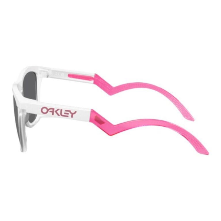 Oakley Frogskins 'Clear Neon Pink Prizm Grey'