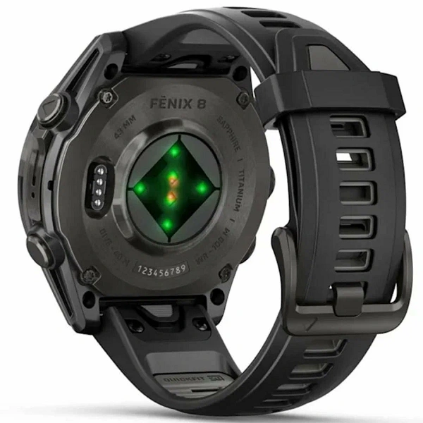 Garmin Fenix 8 43mm Amoled Sapphire Carbon Gray DLC Titanium