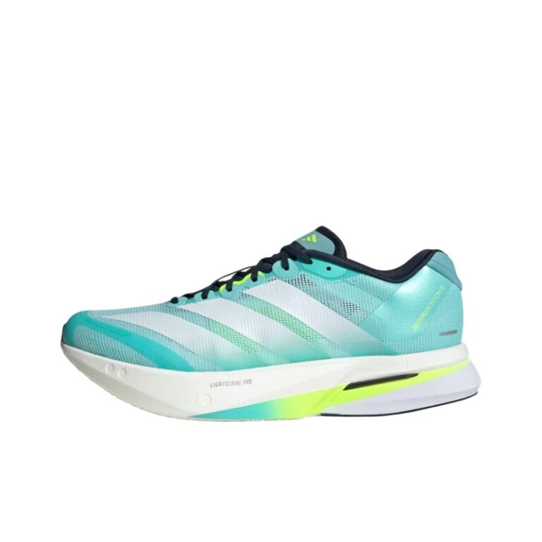 Adidas Adizero Boston 13 'Semi Flash Aqua / FTWR White / Lucid Lemon' Мужские