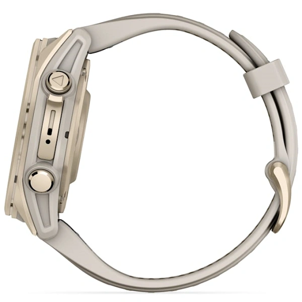 Garmin Fenix 8 43mm Amoled Sapphire Soft Gold Leather