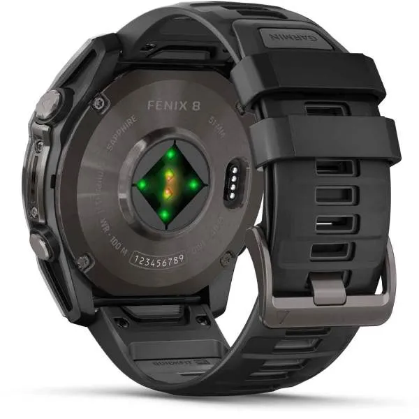 Garmin Fenix 8 47mm Amoled Sapphire Carbon Gray DLC Titanium