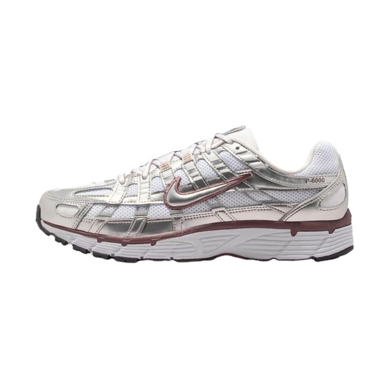 Nike P 6000 'White Metallic Silver Black Tattoo' Женские