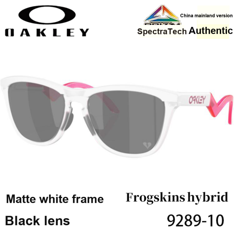 Oakley Frogskins 'Clear Neon Pink Prizm Grey'