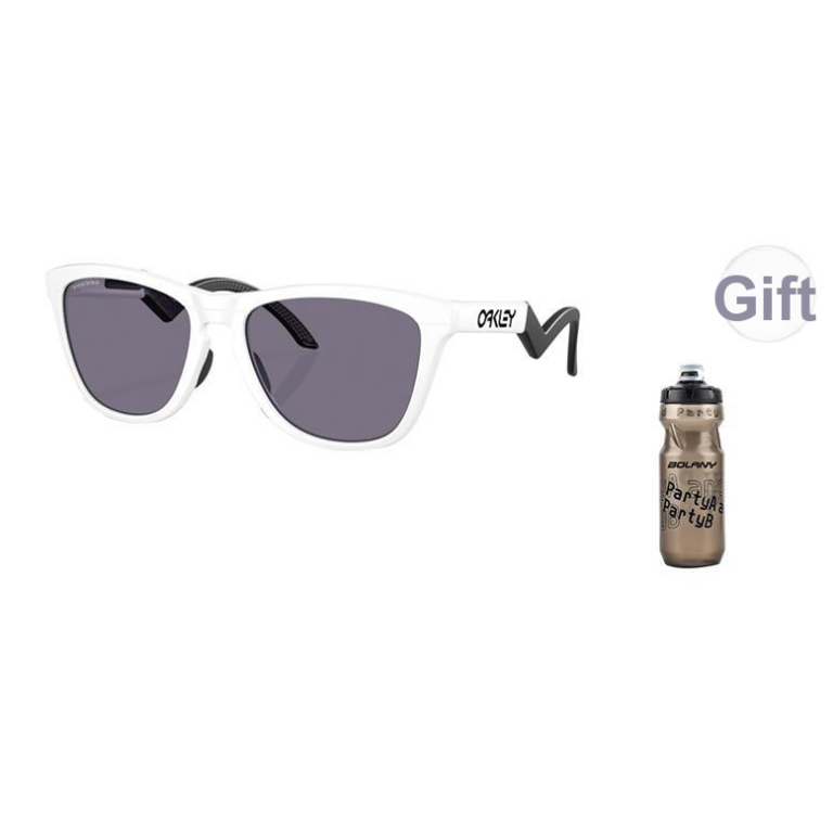 Oakley Frogskins 'Matte White Prizm Grey'
