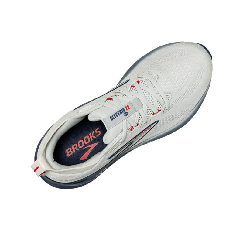 Brooks Glycerin 'Grey Light Blue' Мужские