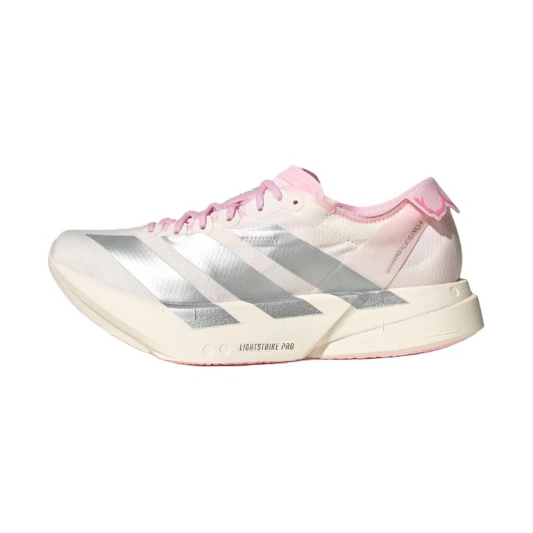 Adidas Adizero Adios Pro 4 'Core White / Silver Metallic / Clear Pink' Женские