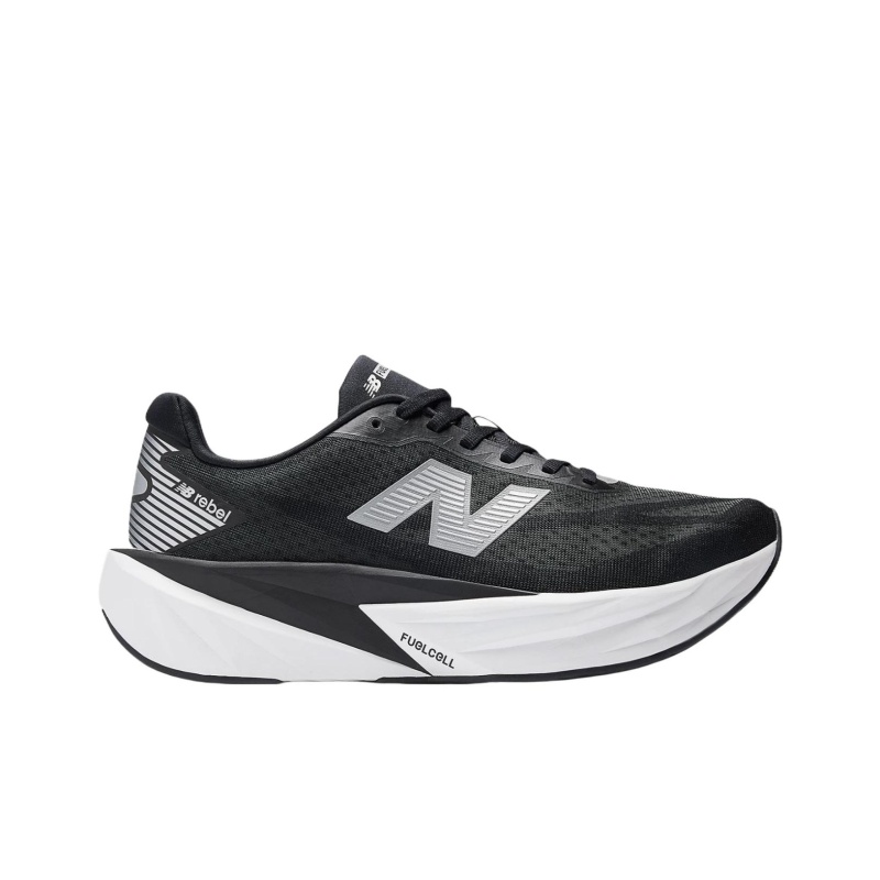 New Balance FuelCell Rebel v5 'Black / White / Silver Metallic' Мужские
