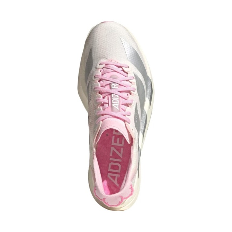 Adidas Adizero Adios Pro 4 'Core White / Silver Metallic / Clear Pink' Женские