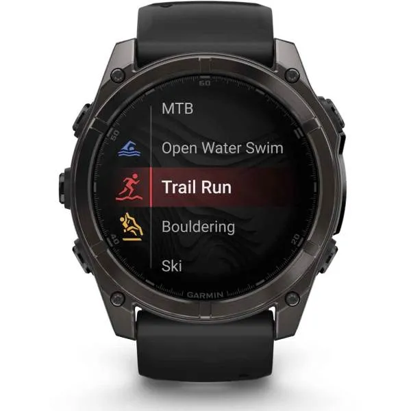 Garmin Fenix 8 47mm Amoled Sapphire Carbon Gray DLC Titanium