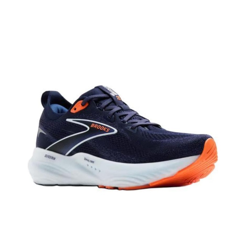 Brooks Glycerin 22 'Peacoat Blue Ribbon Orange' Мужские