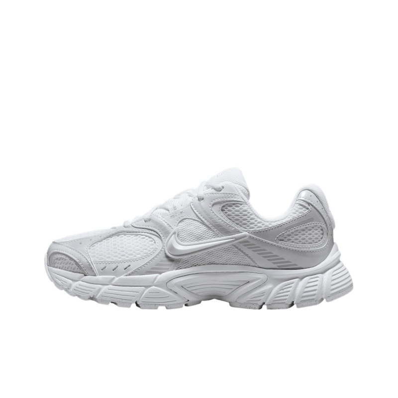 White Black Metallic Silver White