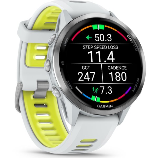 Garmin Forerunner 970 Titanium Whitestone/Amp Yellow