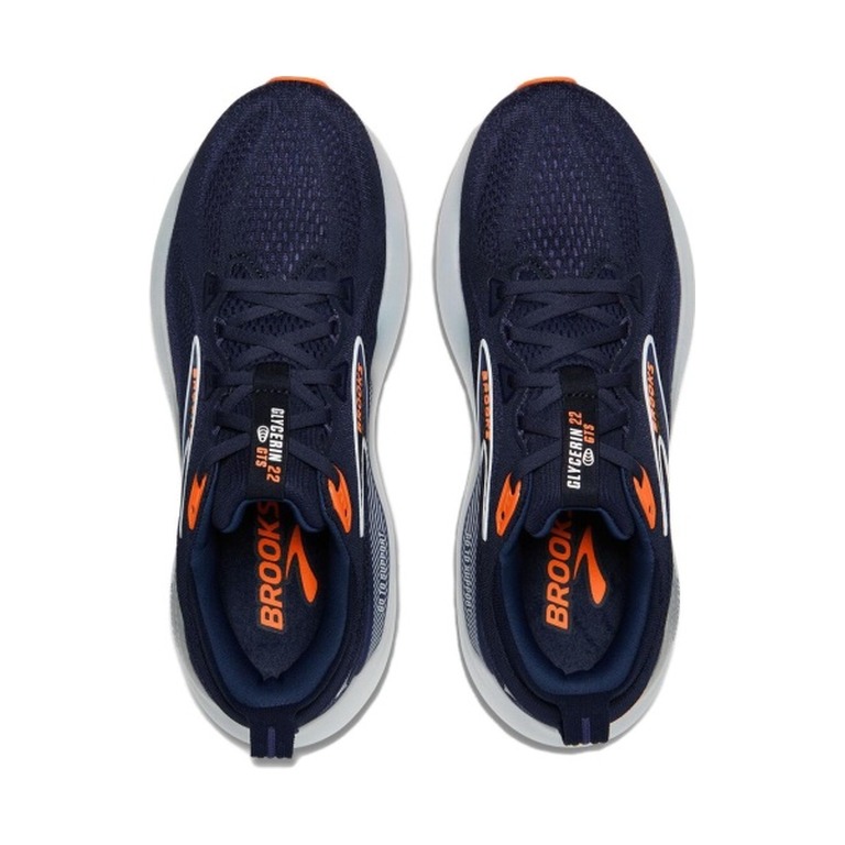 Brooks Glycerin GTS 22 'Peacoat Blue Ribbon Orange' Мужские