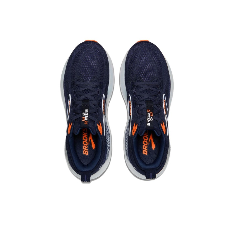 Brooks Glycerin GTS 22 'Peacoat Blue Ribbon Orange' Мужские