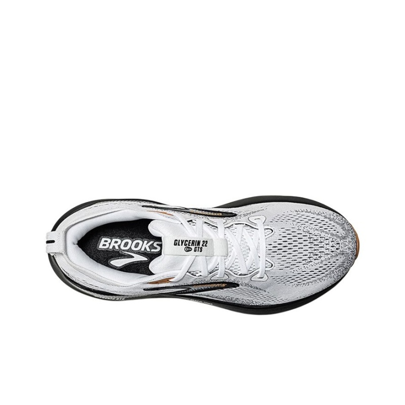 Brooks Glycerin 'White Grey' Мужские