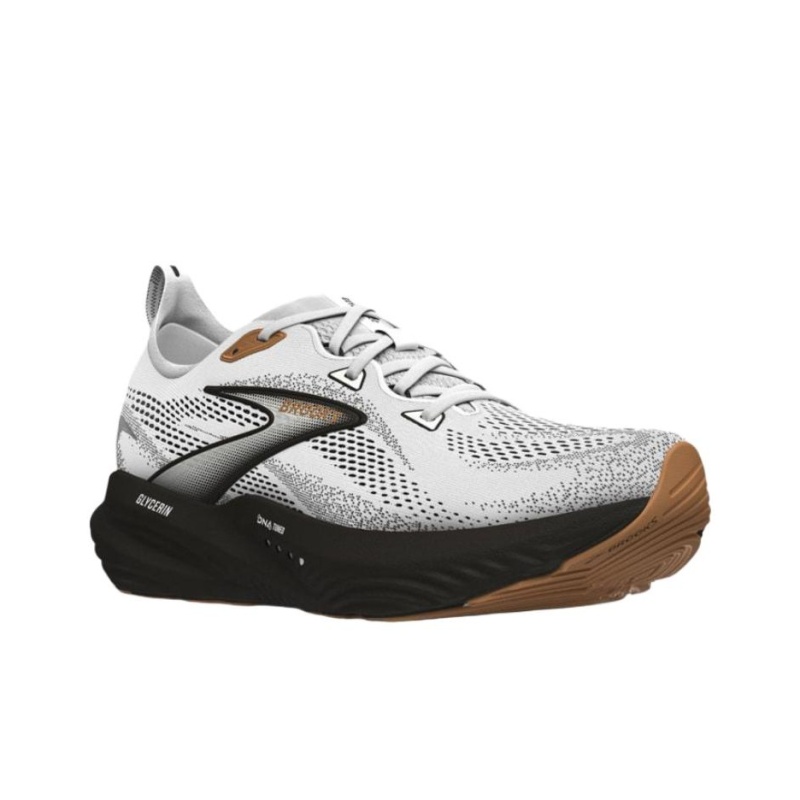 Brooks Glycerin 'White Grey' Мужские