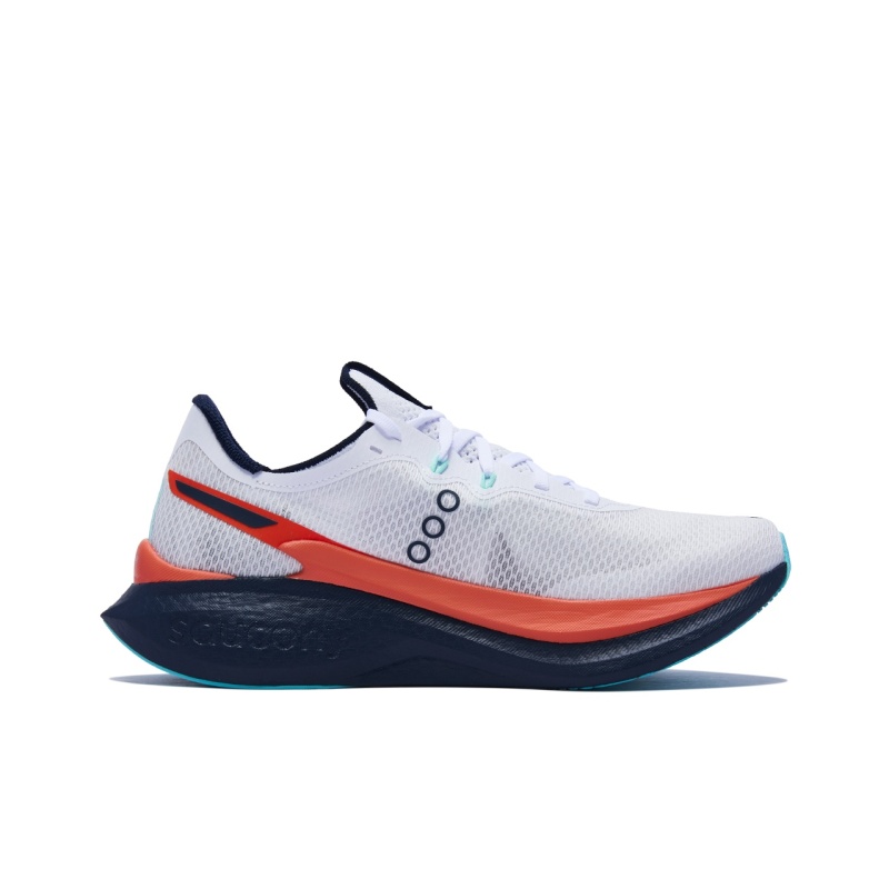 Saucony Endorphin Pro 'White Blue' Мужские