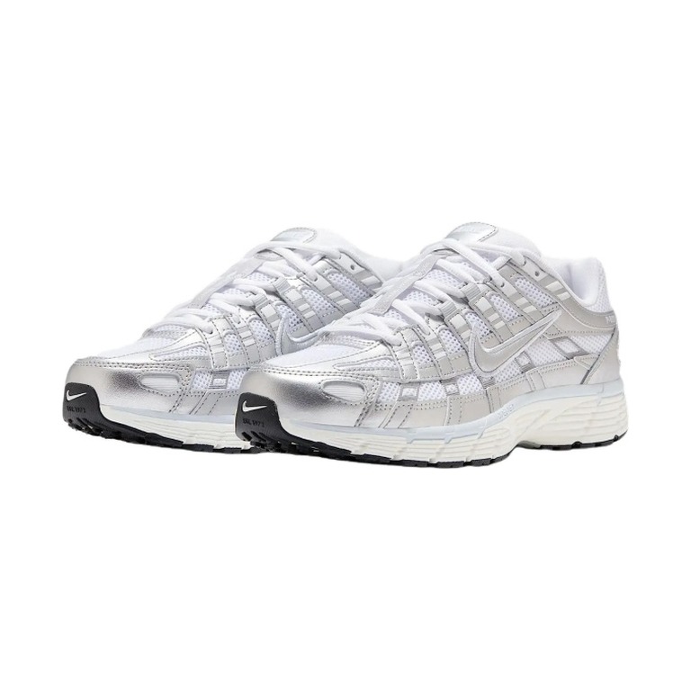 Nike P 6000 'White Blue Tint Sail Metallic Silver' Женские