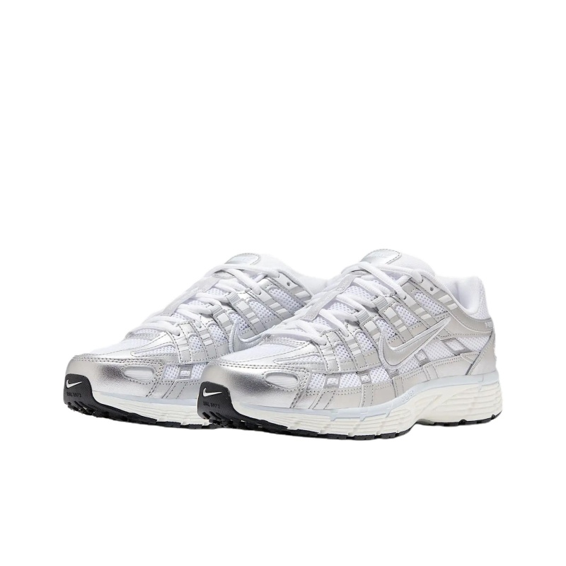 Nike P 6000 'White Blue Tint Sail Metallic Silver' Женские