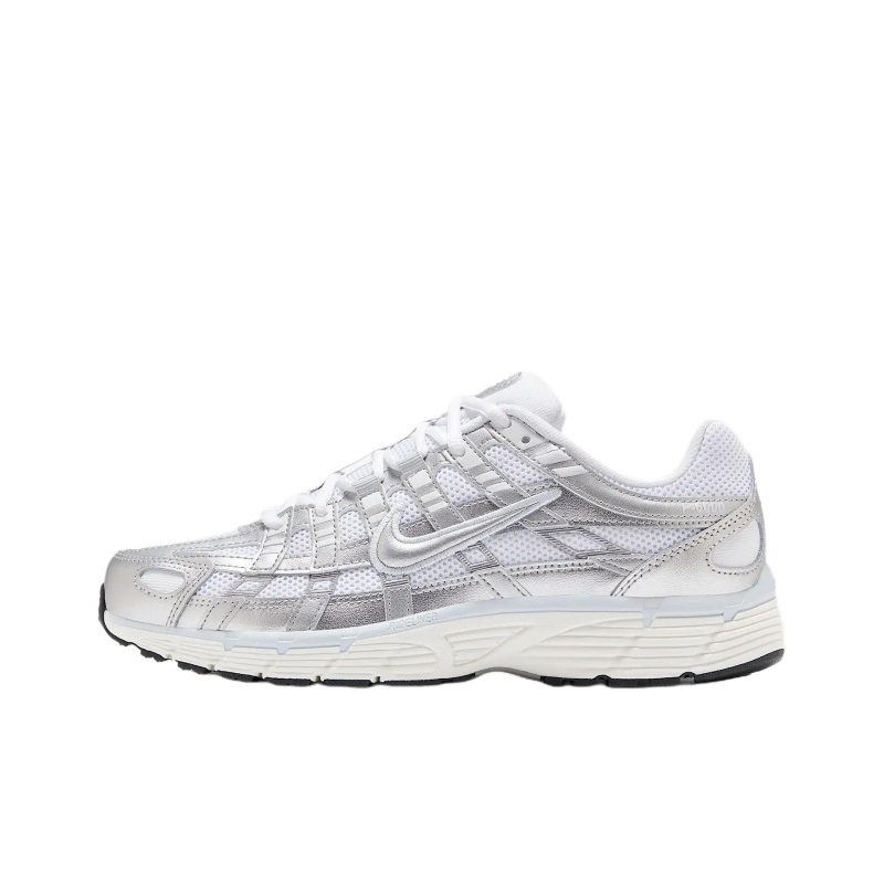 White Blue Tint Sail Metallic Silver