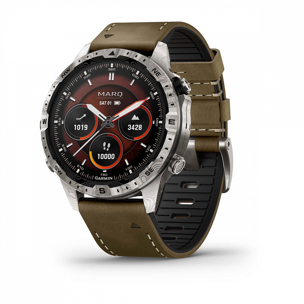 Garmin Marq 2 Adventurer Damascus Steel
