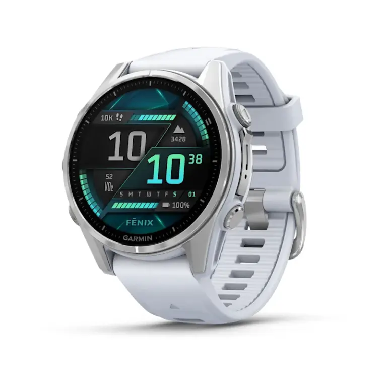 Garmin Fenix 8 43mm Amoled Silver Whitestone