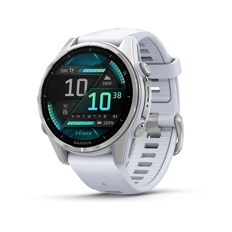 Garmin Fenix 8 43mm Amoled Silver Whitestone