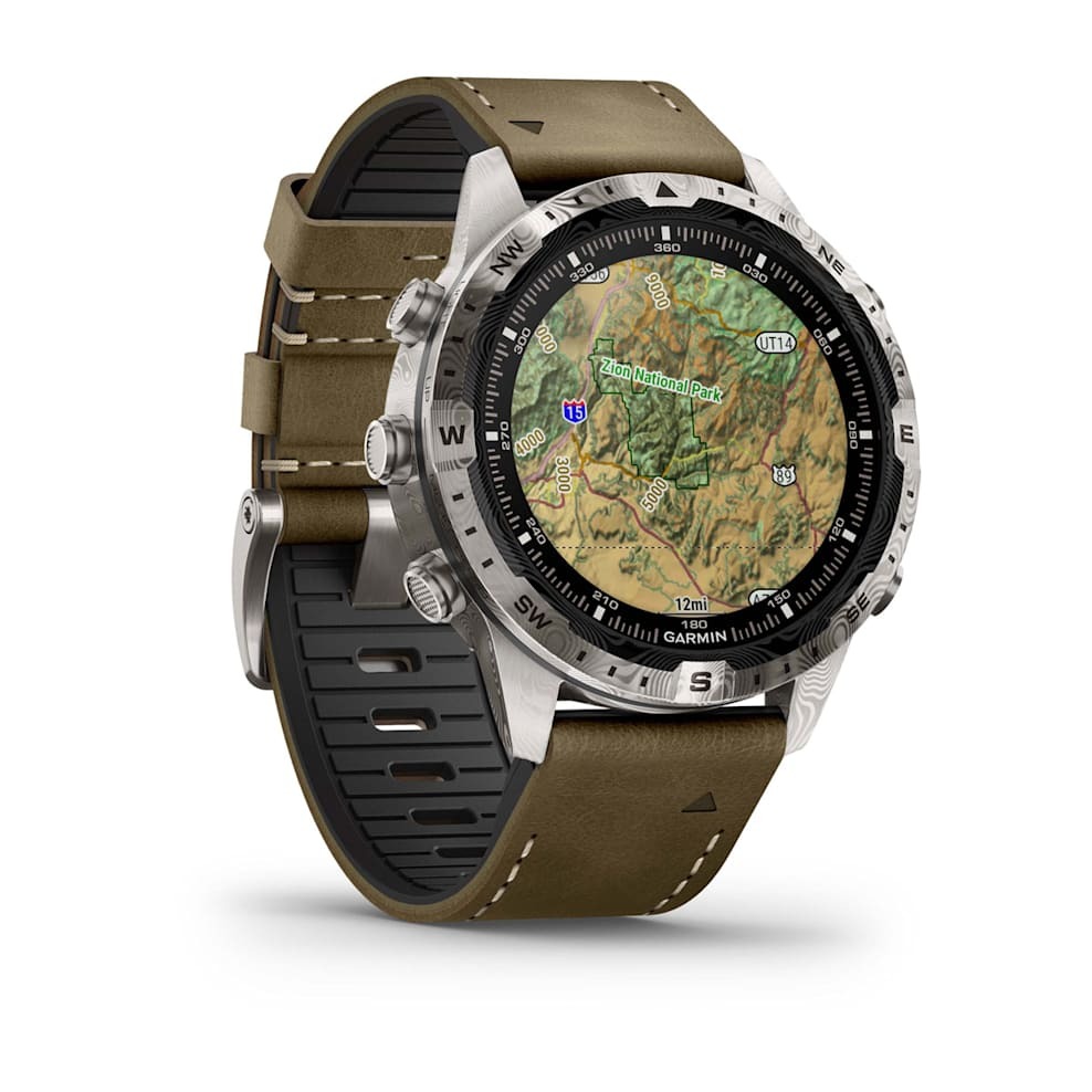 Garmin Marq 2 Adventurer Damascus Steel