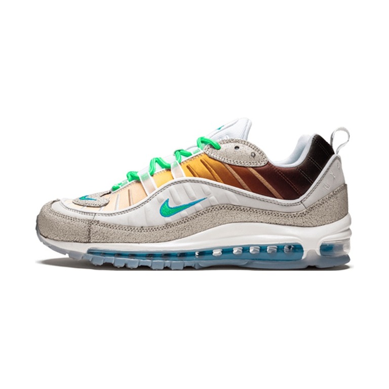 Nike Air Max 98 'Black / Hyper Crimson / White / Chrome' Мужские