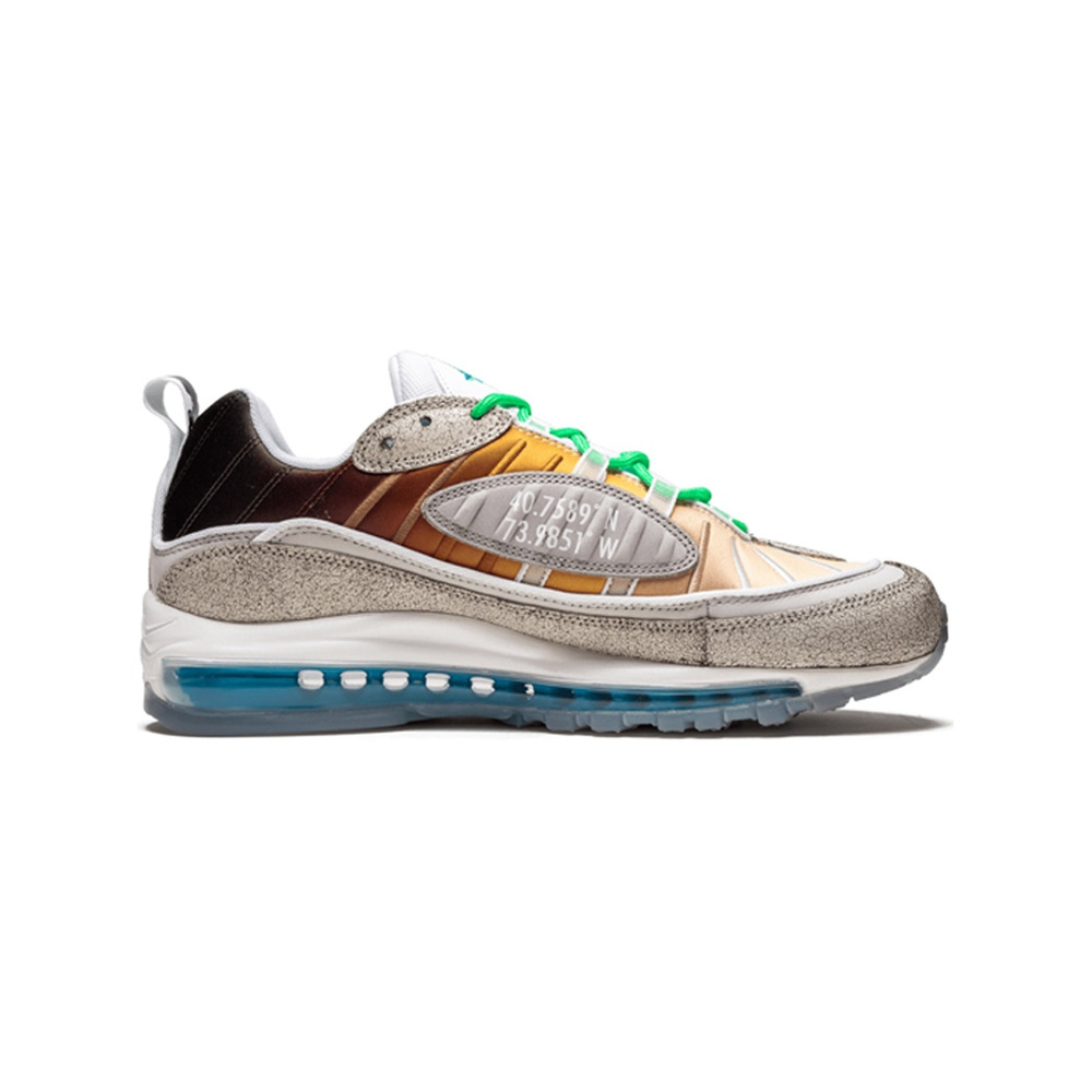 Nike Air Max 98 'Black / Hyper Crimson / White / Chrome' Мужские