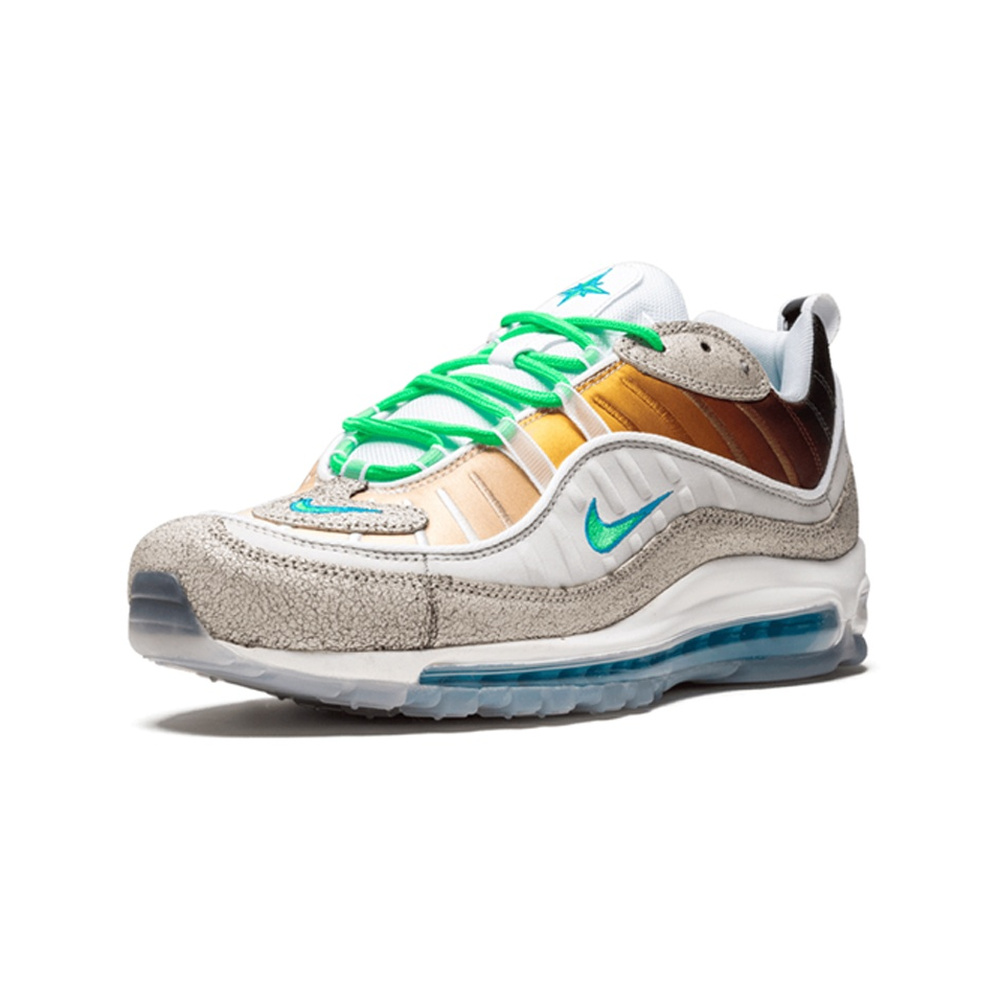 Nike Air Max 98 'Black / Hyper Crimson / White / Chrome' Мужские