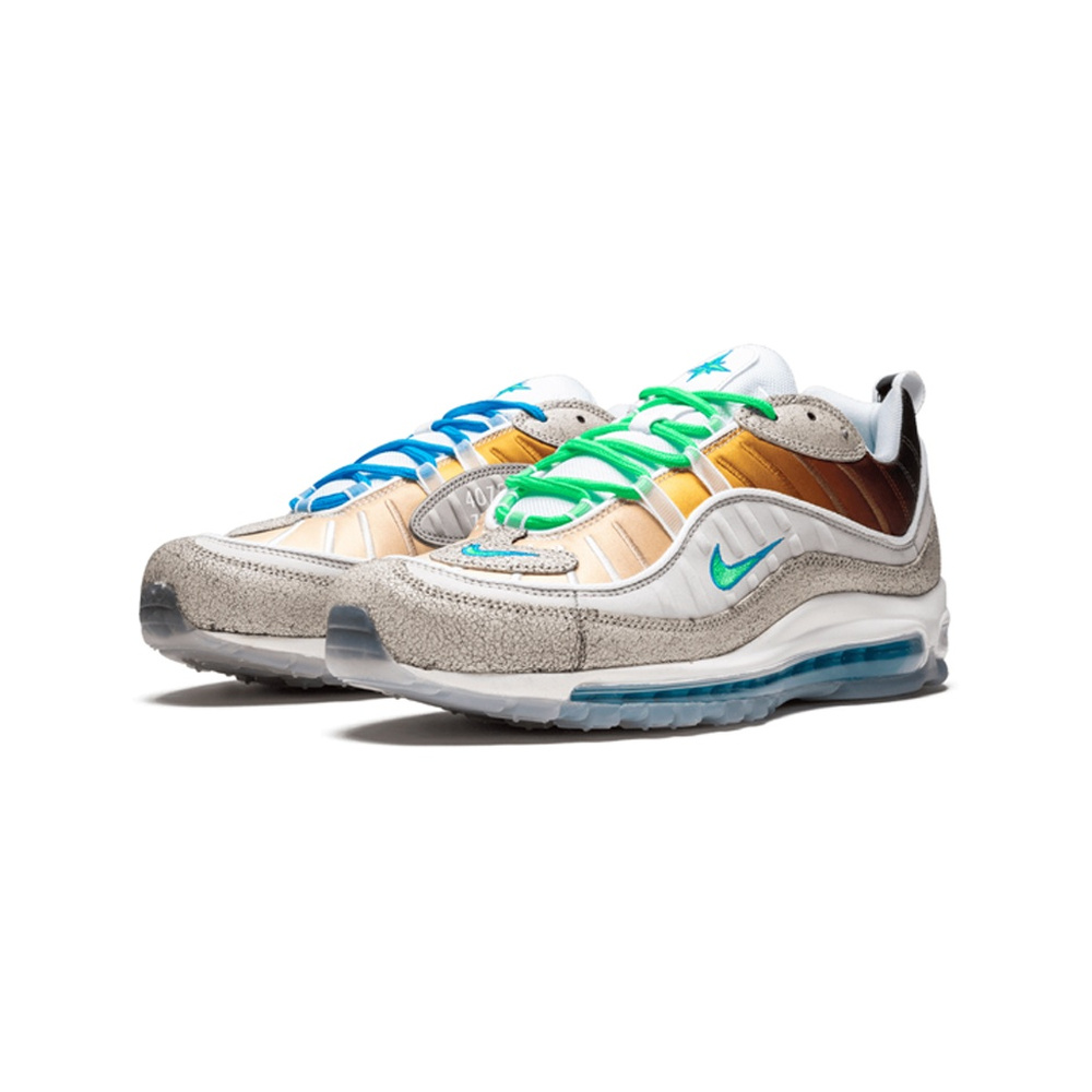 Nike Air Max 98 'Black / Hyper Crimson / White / Chrome' Мужские