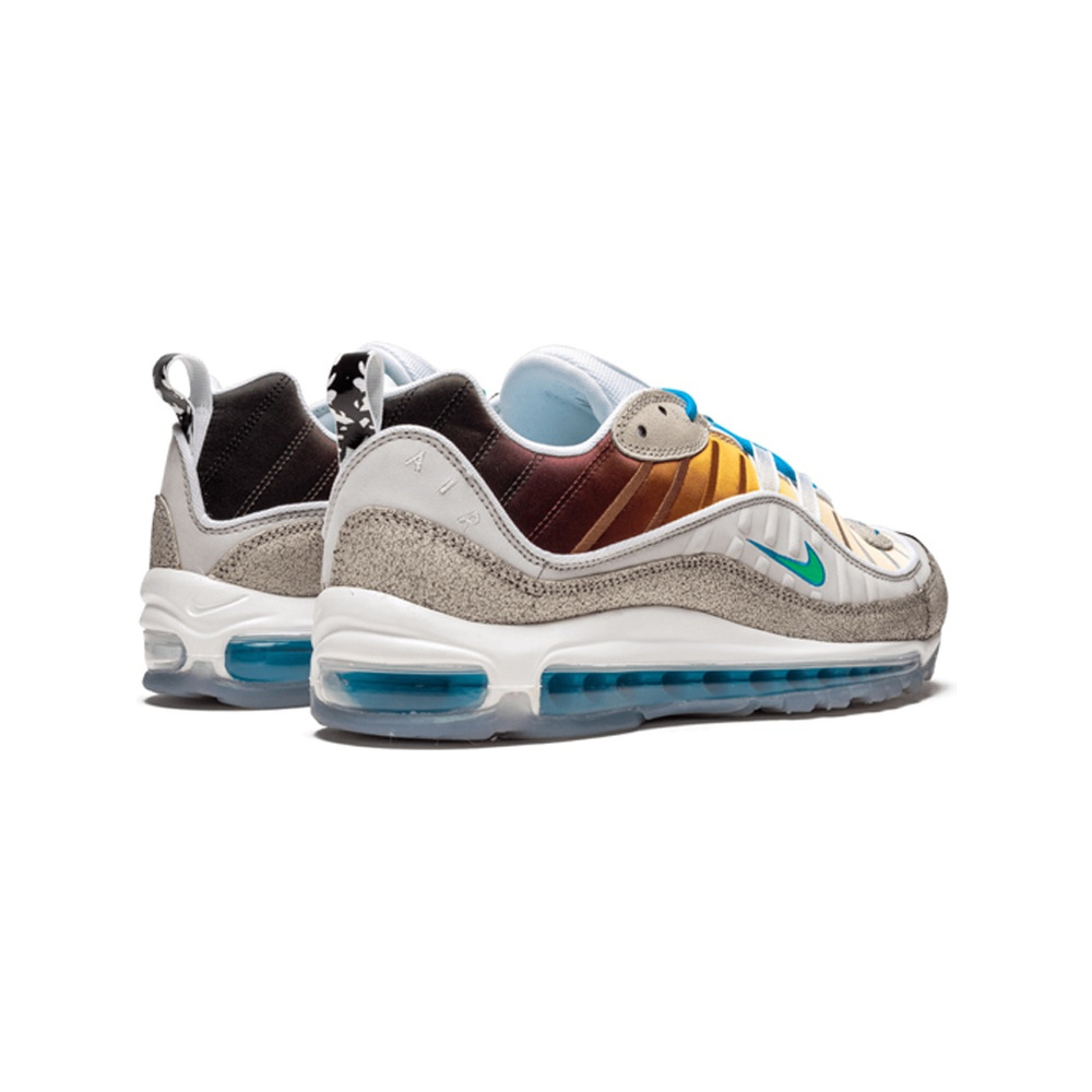 Nike Air Max 98 'Black / Hyper Crimson / White / Chrome' Мужские