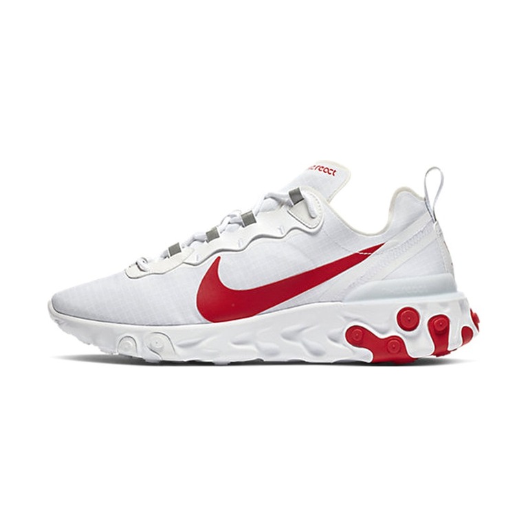 Nike React Element 55 'White / University Red' Мужские