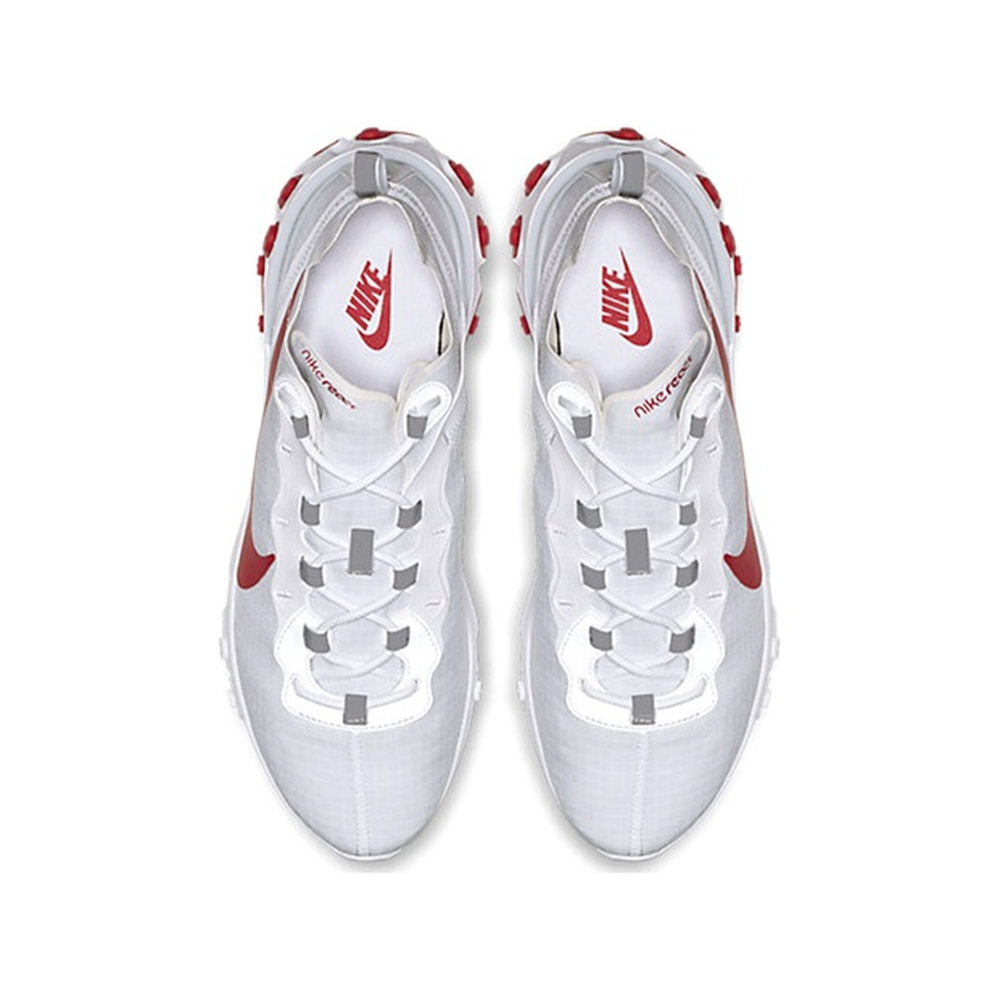 Nike React Element 55 'White / University Red' Мужские