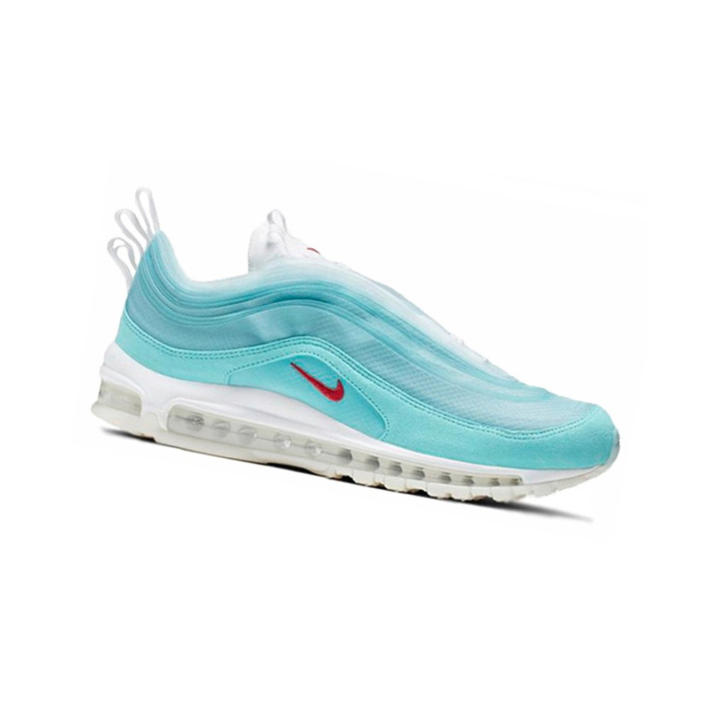 Nike Air Max 97 'Black / Photo Blue / Gum Light Brown / Action Red' Мужские