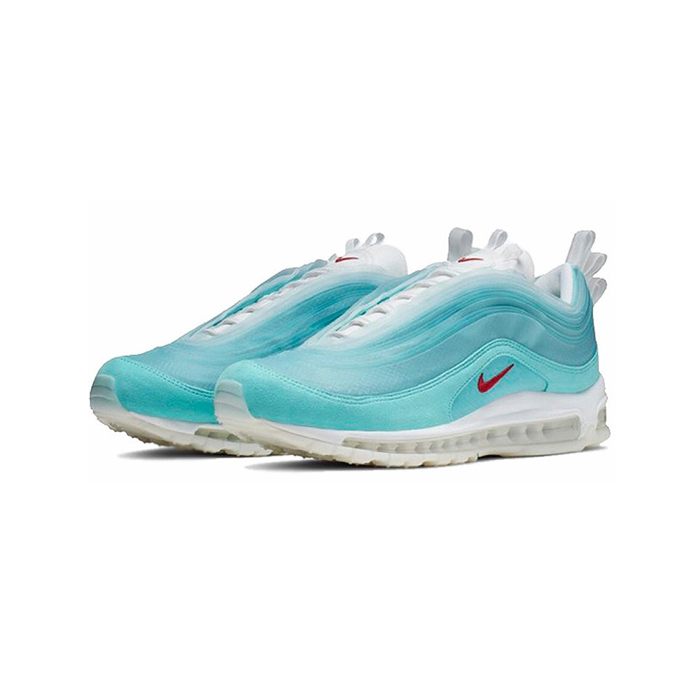 Nike Air Max 97 'Black / Photo Blue / Gum Light Brown / Action Red' Мужские