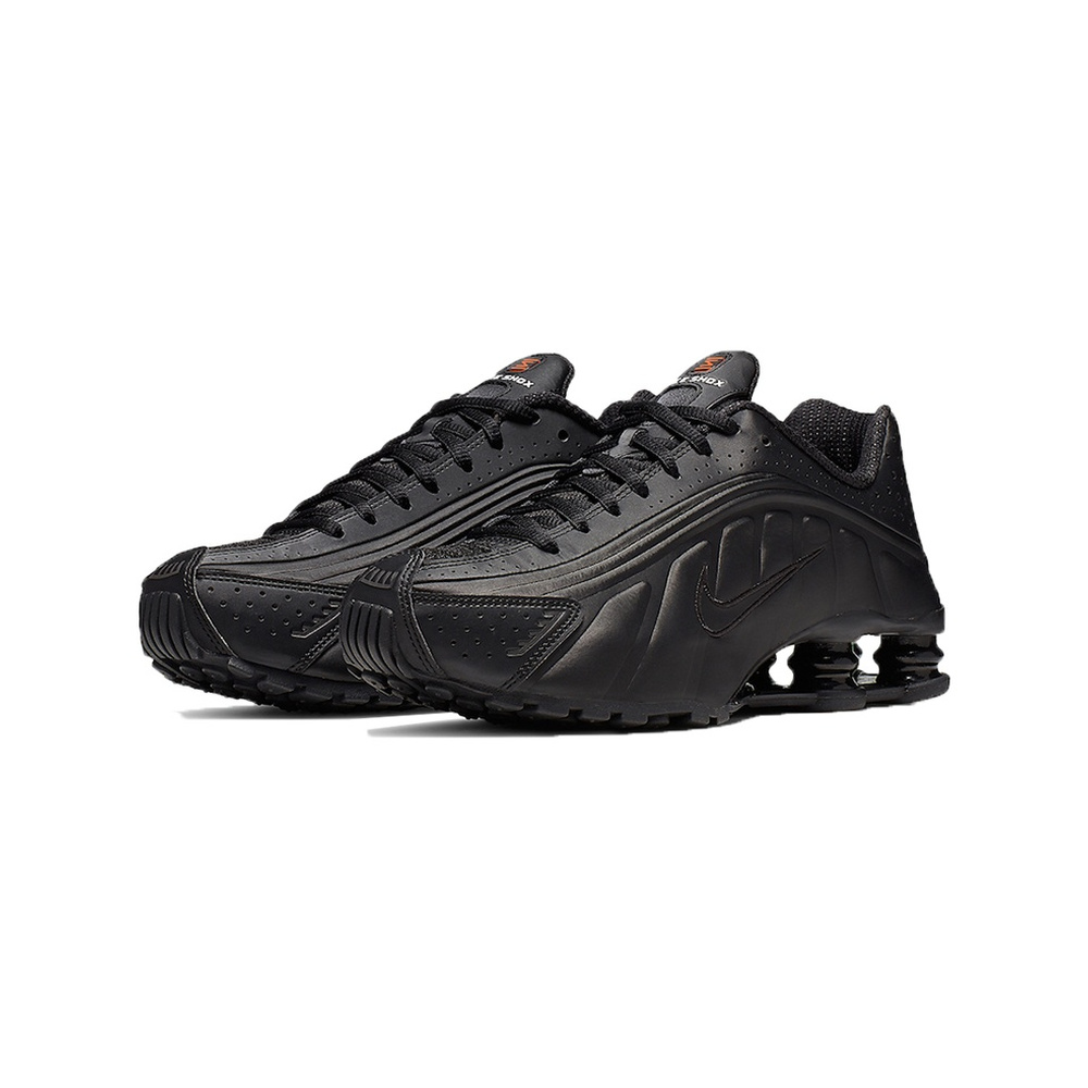 Nike Shox R4 'Black / Max Orange / Black' Женские