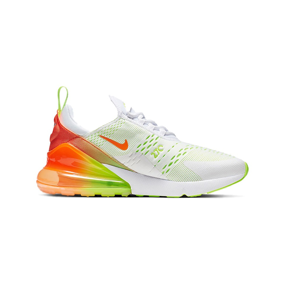 Nike Air Max 270 'White / Volt / Total Orange' Мужские