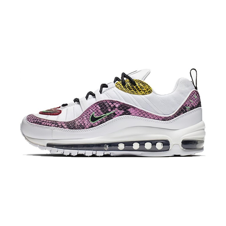Nike Air Max 98 'Gym Blue / Desert Maroon / Tour Yellow' Женские