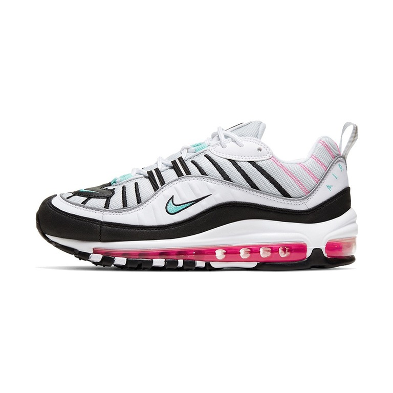 Nike Air Max 98 'Pure Platinum Black Pink' Женские