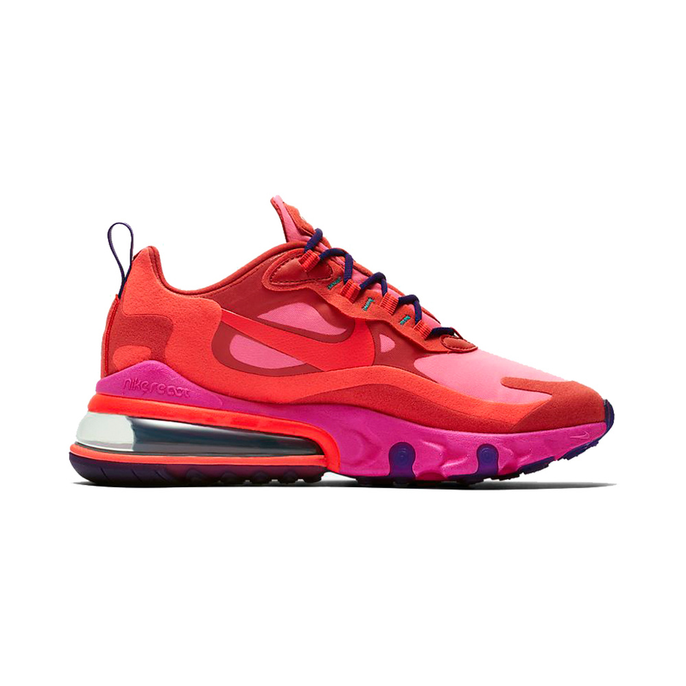 Nike Air Max 270 'React Mystic Red Pink Blast' Женские