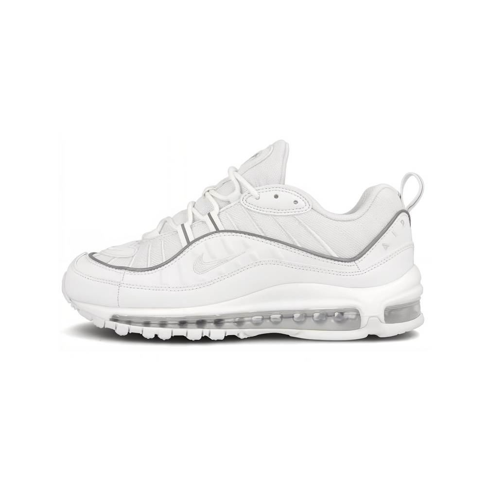 Nike Air Max 98 'White / Gum Medium Brown / Pure Platinum' Женские
