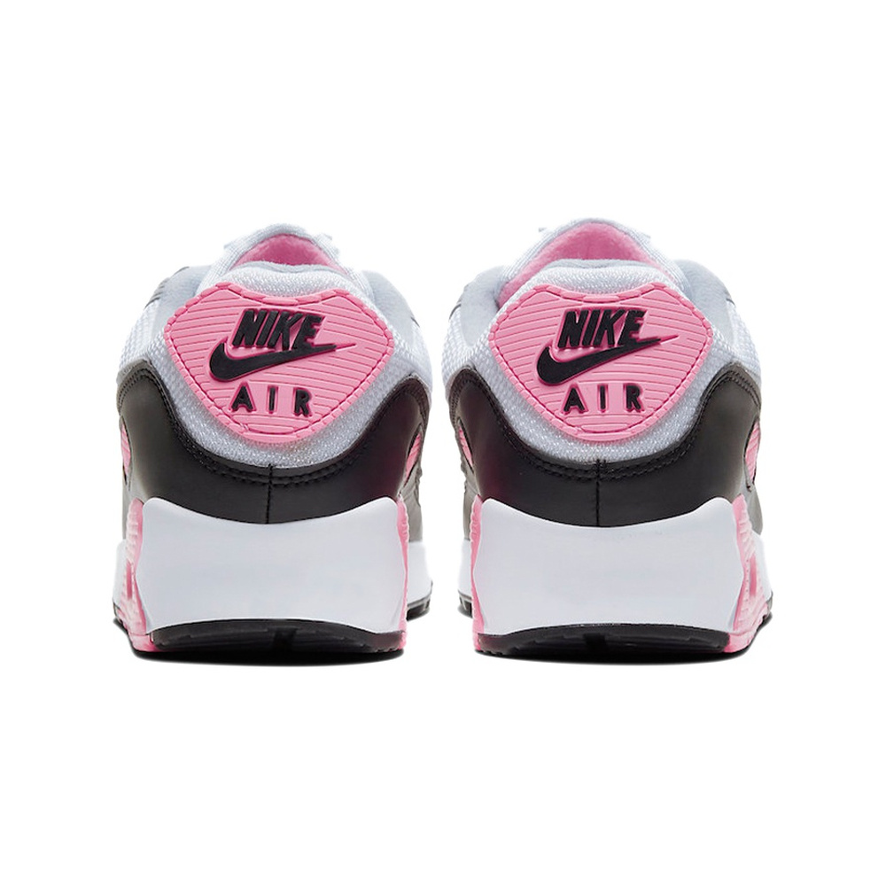 Nike Air Max 90 'White / Black / Metallic Silver' Женские