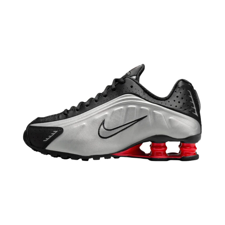 Nike Shox R4 'Black / Light Crimson / Metallic Silver' Женские
