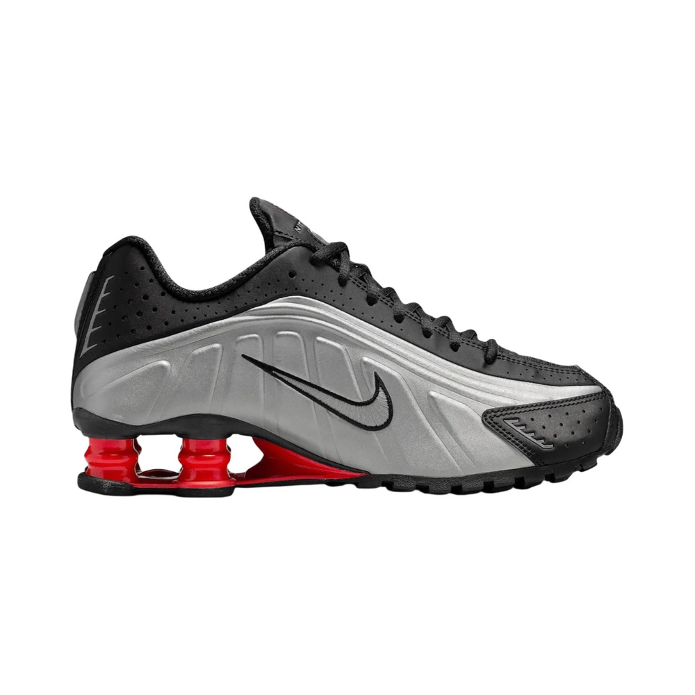 Nike Shox R4 'Black / Light Crimson / Metallic Silver' Женские