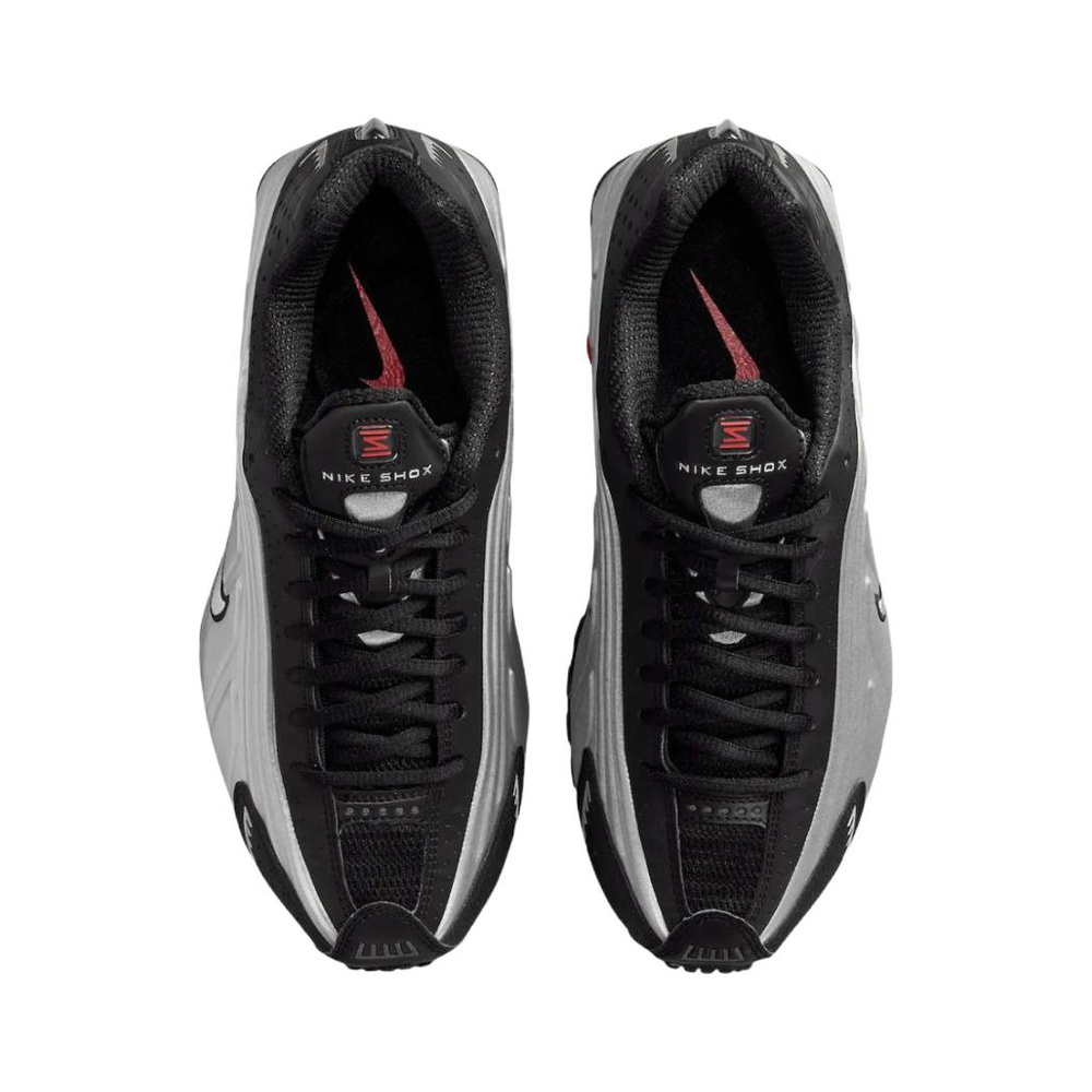 Nike Shox R4 'Black / Light Crimson / Metallic Silver' Женские