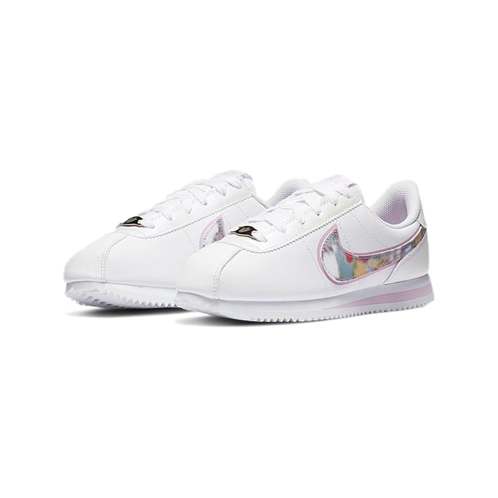 Nike Cortez 'Black / Metallic Silver / Golden Beige / Safety Orange' Женские