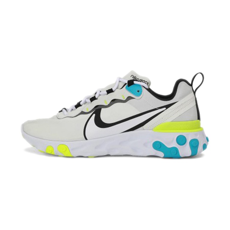 Nike React Element 55 'Barely Green / Volt Tint / Sapphire / Black Spruce' Мужские